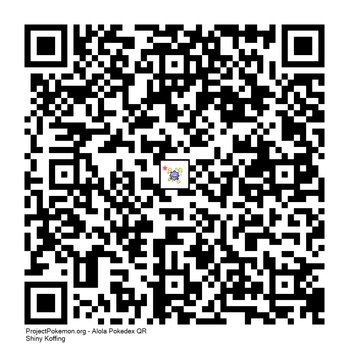 Cdigo QR de Koffing variocolor
